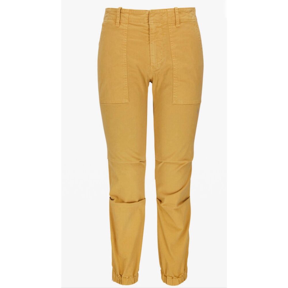 Nili Lotan Tuscan Yellow Cropped Military Pant Size 4